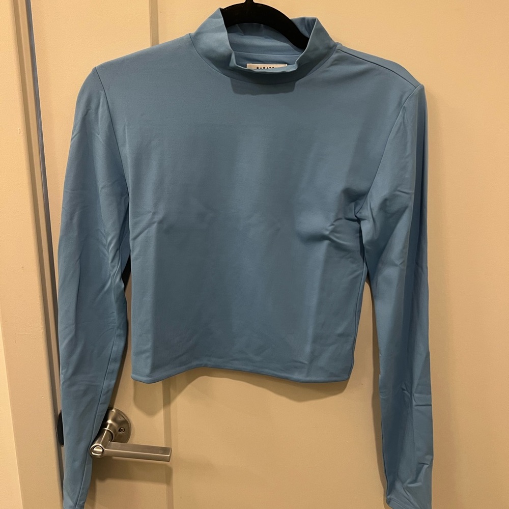 Aritzia Contour Mockneck Longsleeve Top